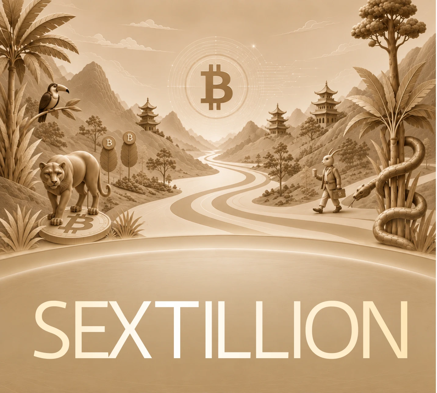 Sextillion campaign portrait in an alpine setting