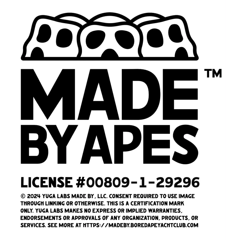 Made by Apes license 00809-1-29296